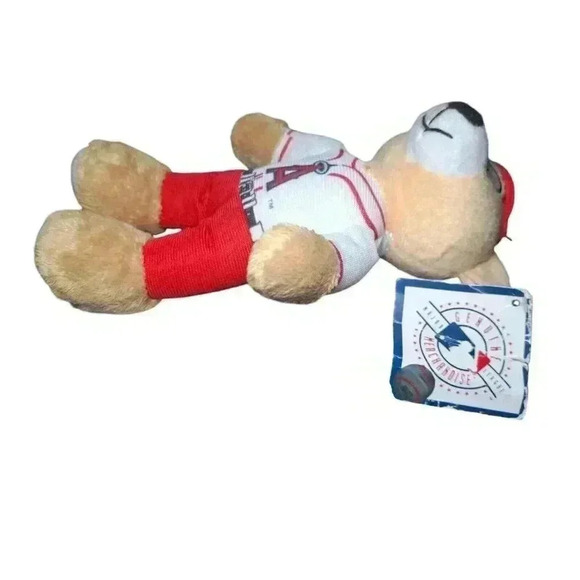 Good Stuff MLB Plush Boston LA Angels Teddy Bear Stuffed Animal 8" 2016 New - Picture 3 of 7